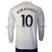 Manchester City Kun Aguero 10 Fotbalové Dresy 3rd Dlouhým Rukávem 2020-21